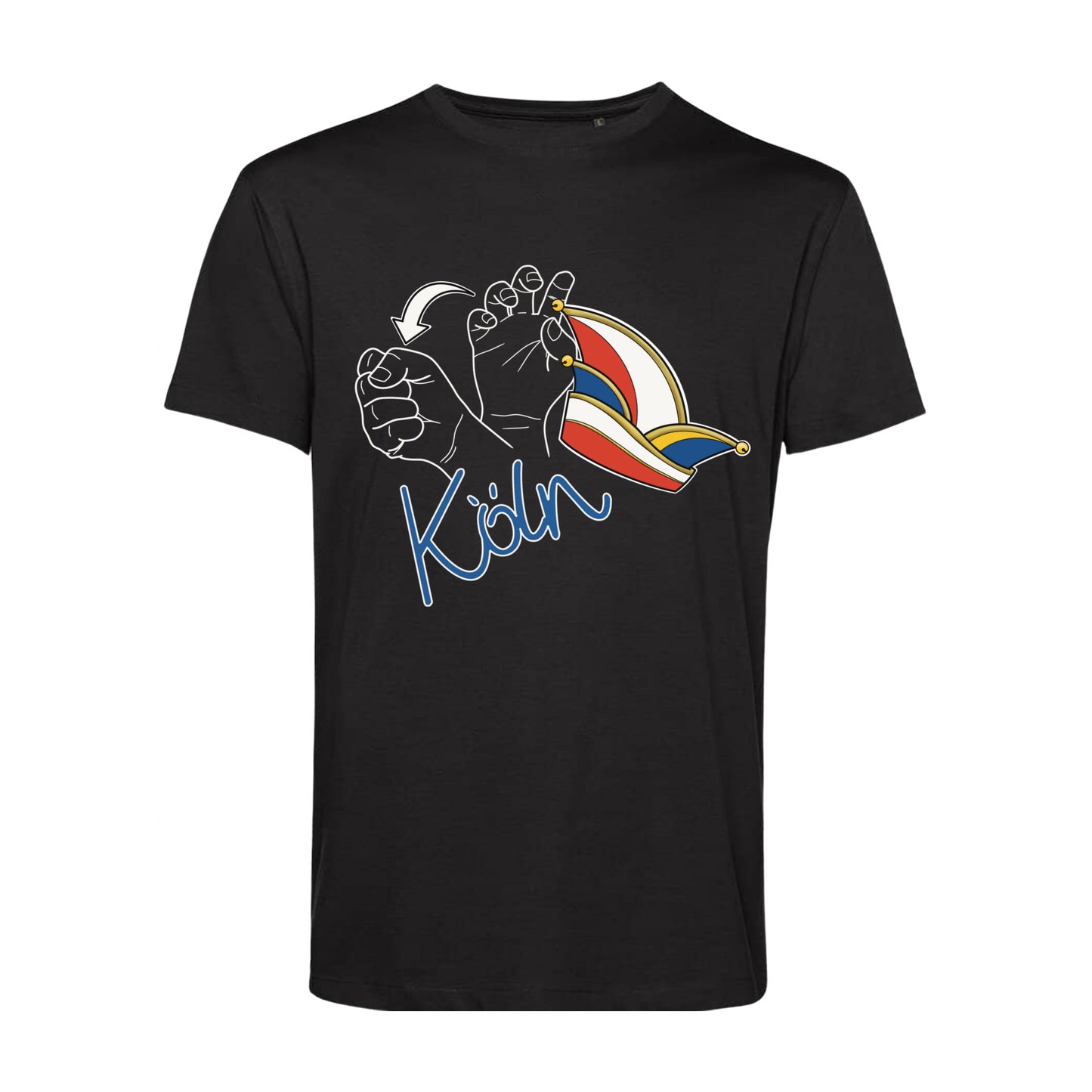 Unisex T-Shirts - alter Gebärdenname für „Köln“