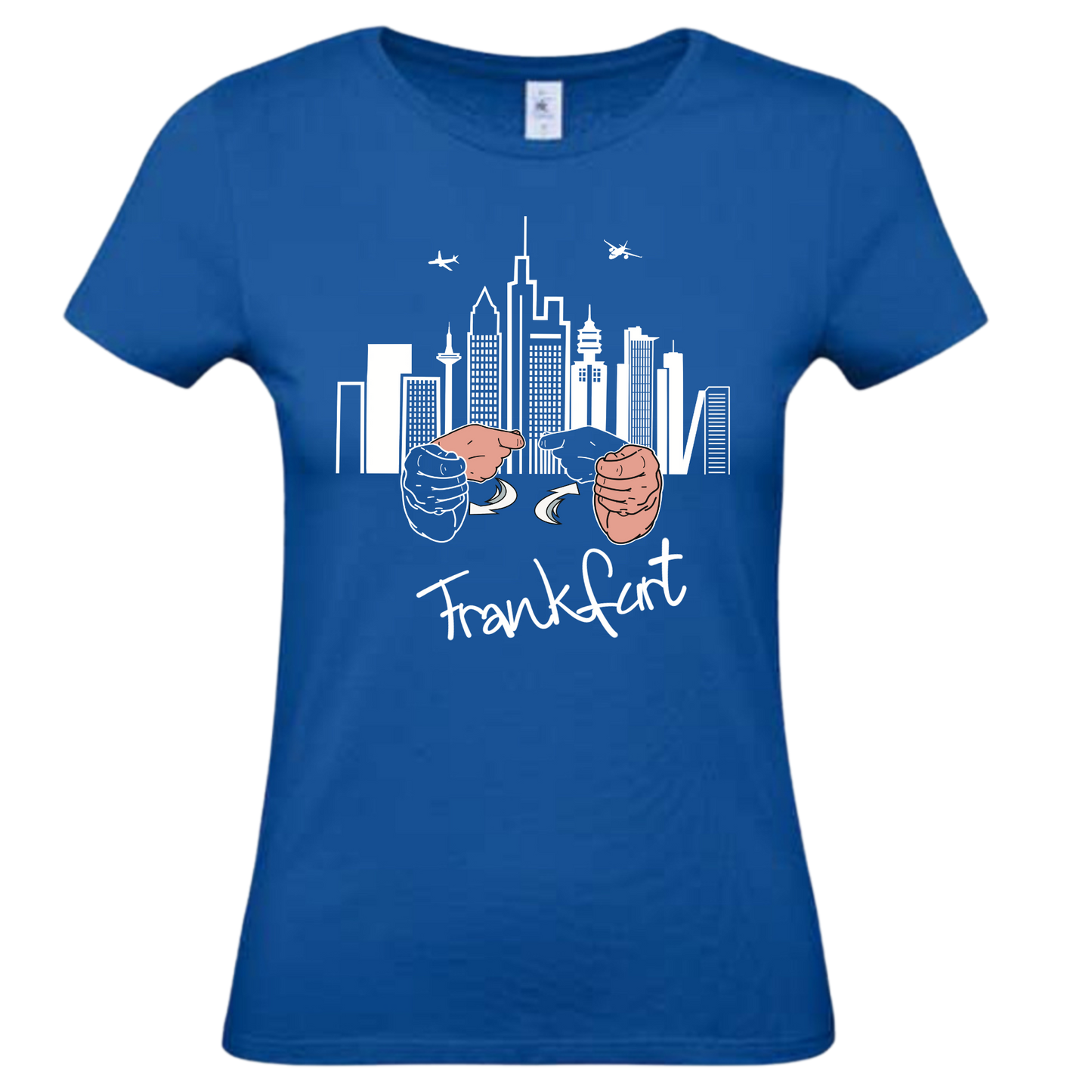 Damen T-Shirt - Gebärdenname „Frankfurt“