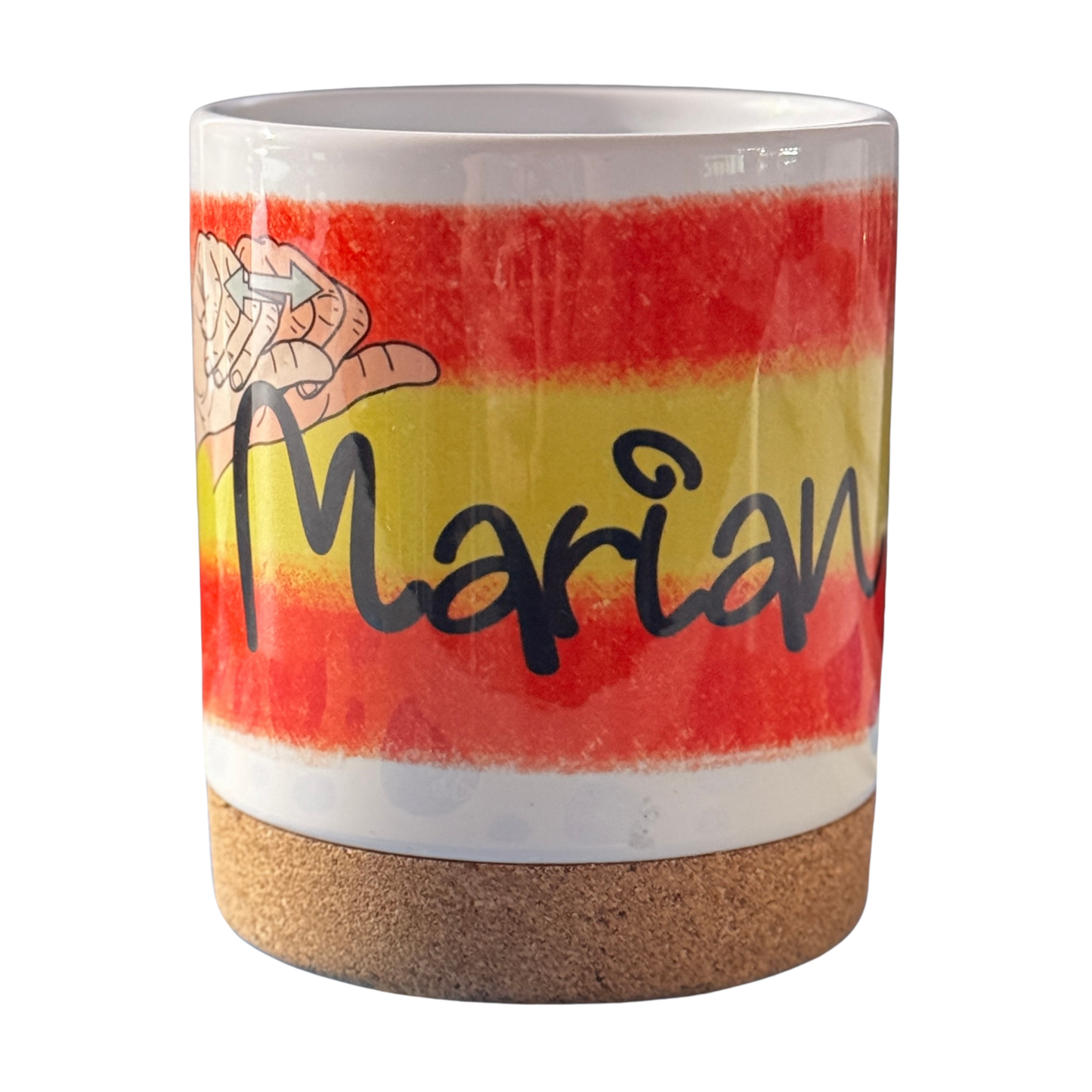 Tasse mit Korkboden nach Wunsch