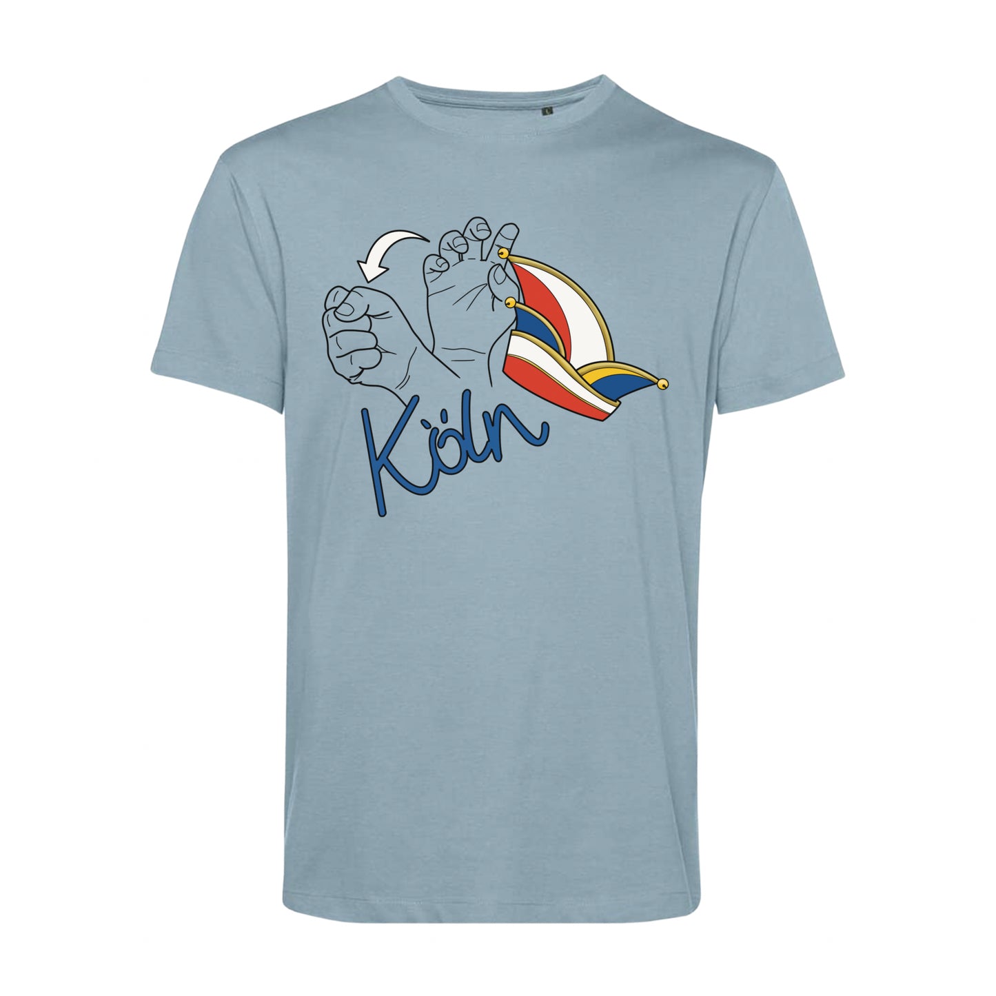 Unisex T-Shirts - alter Gebärdenname für „Köln“