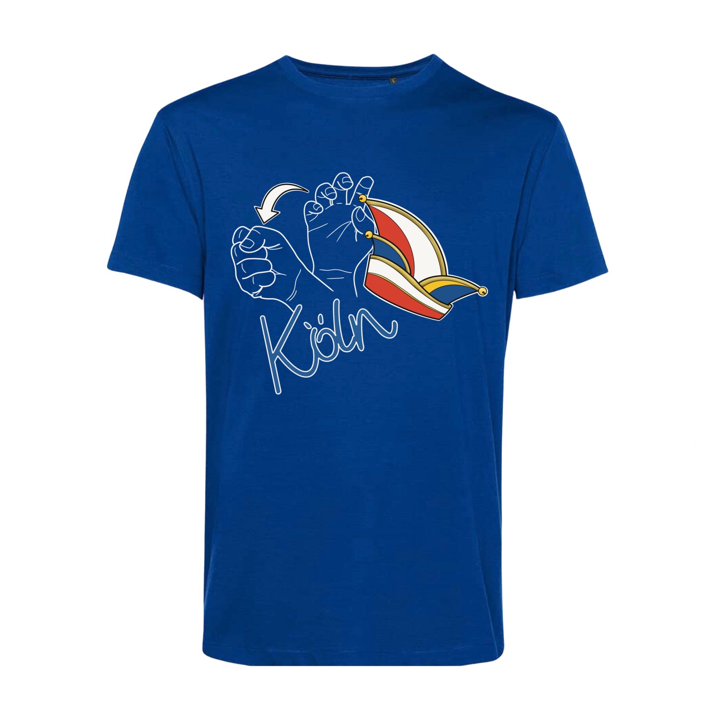 Unisex T-Shirts - alter Gebärdenname für „Köln“