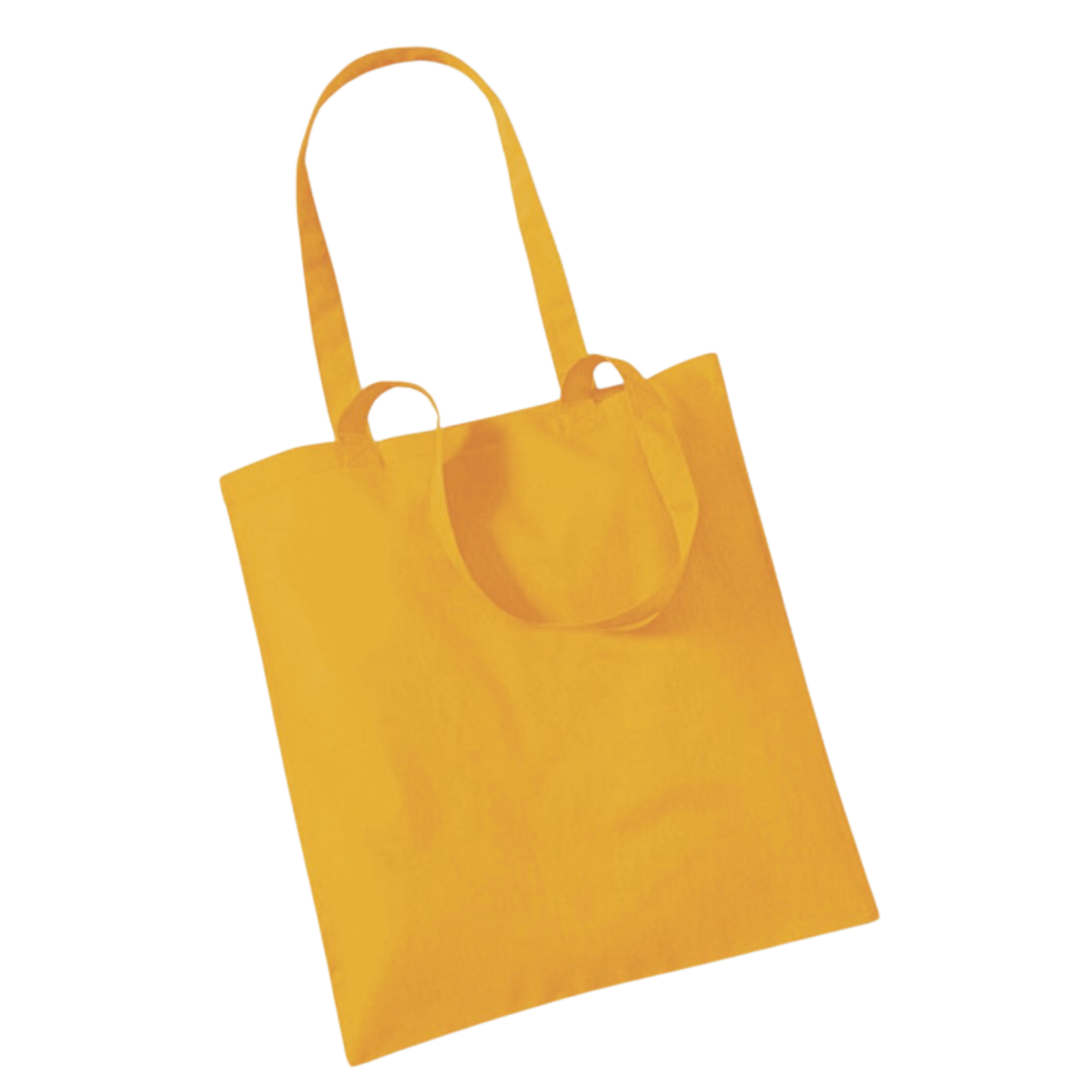 Name and finger alphabet on shopping bag
