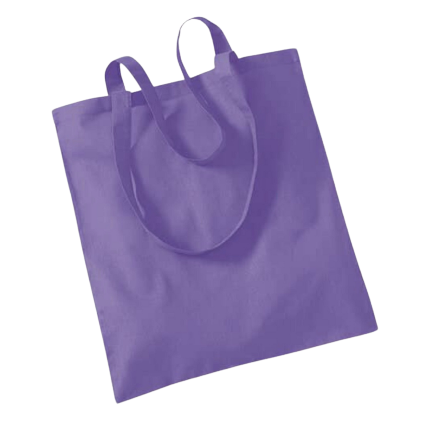 Name and finger alphabet on shopping bag