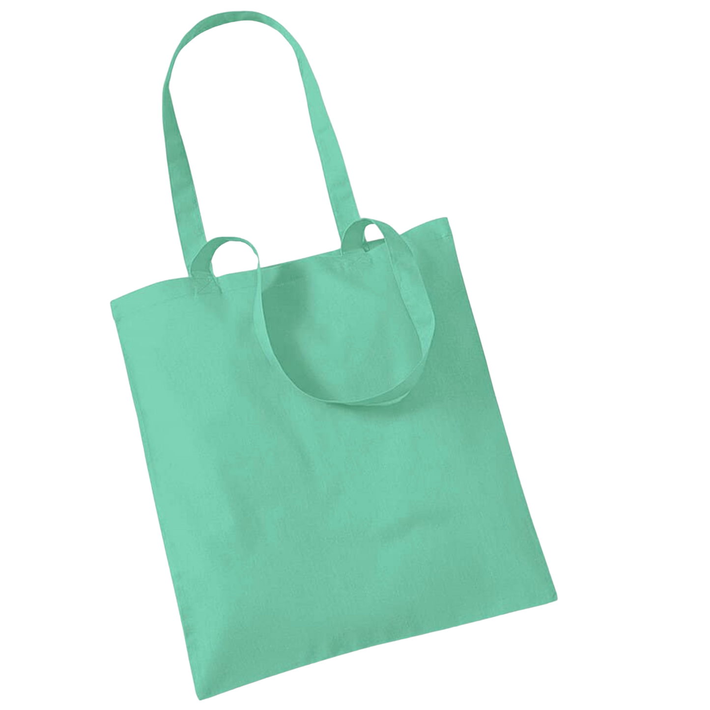 Name and finger alphabet on shopping bag