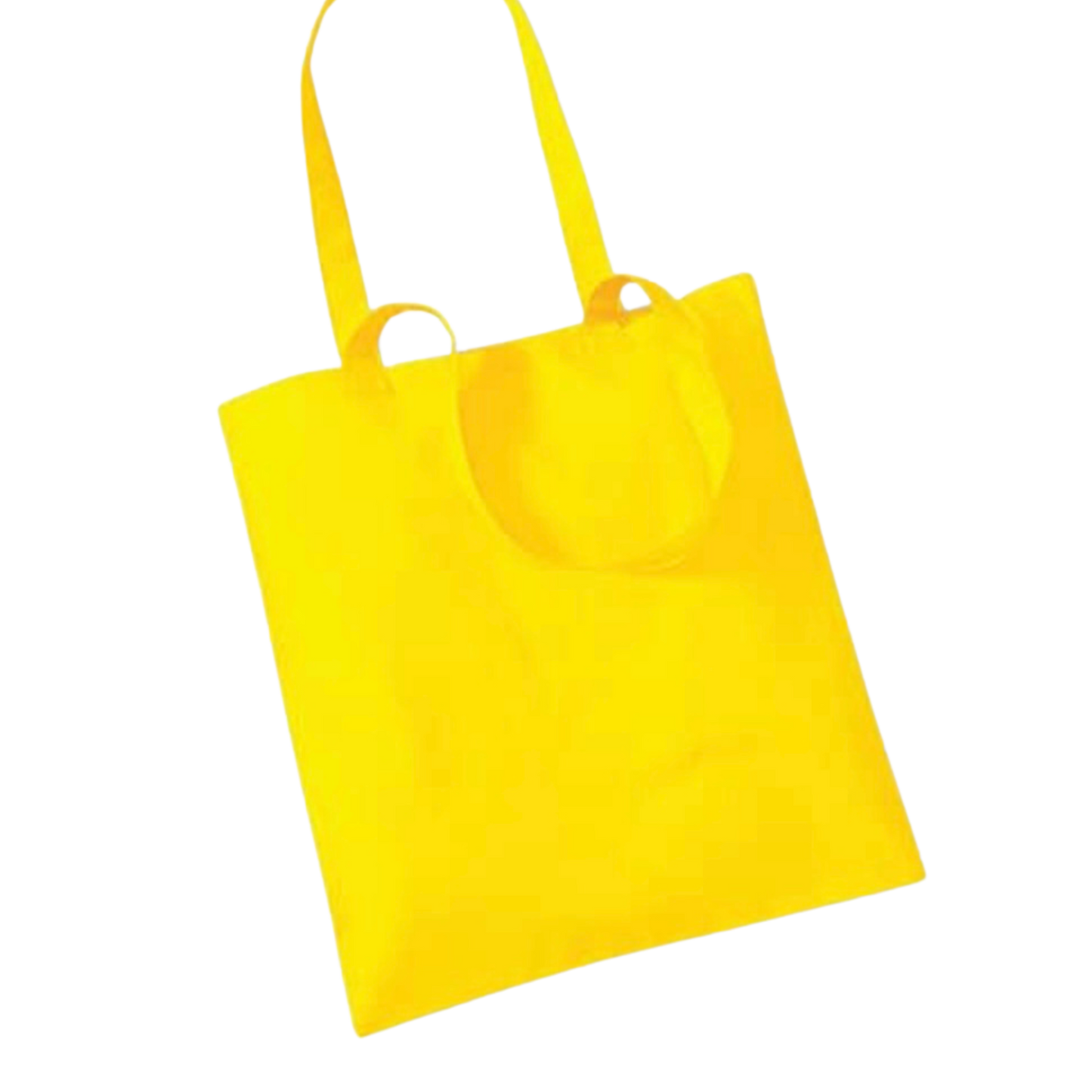Name and finger alphabet on shopping bag