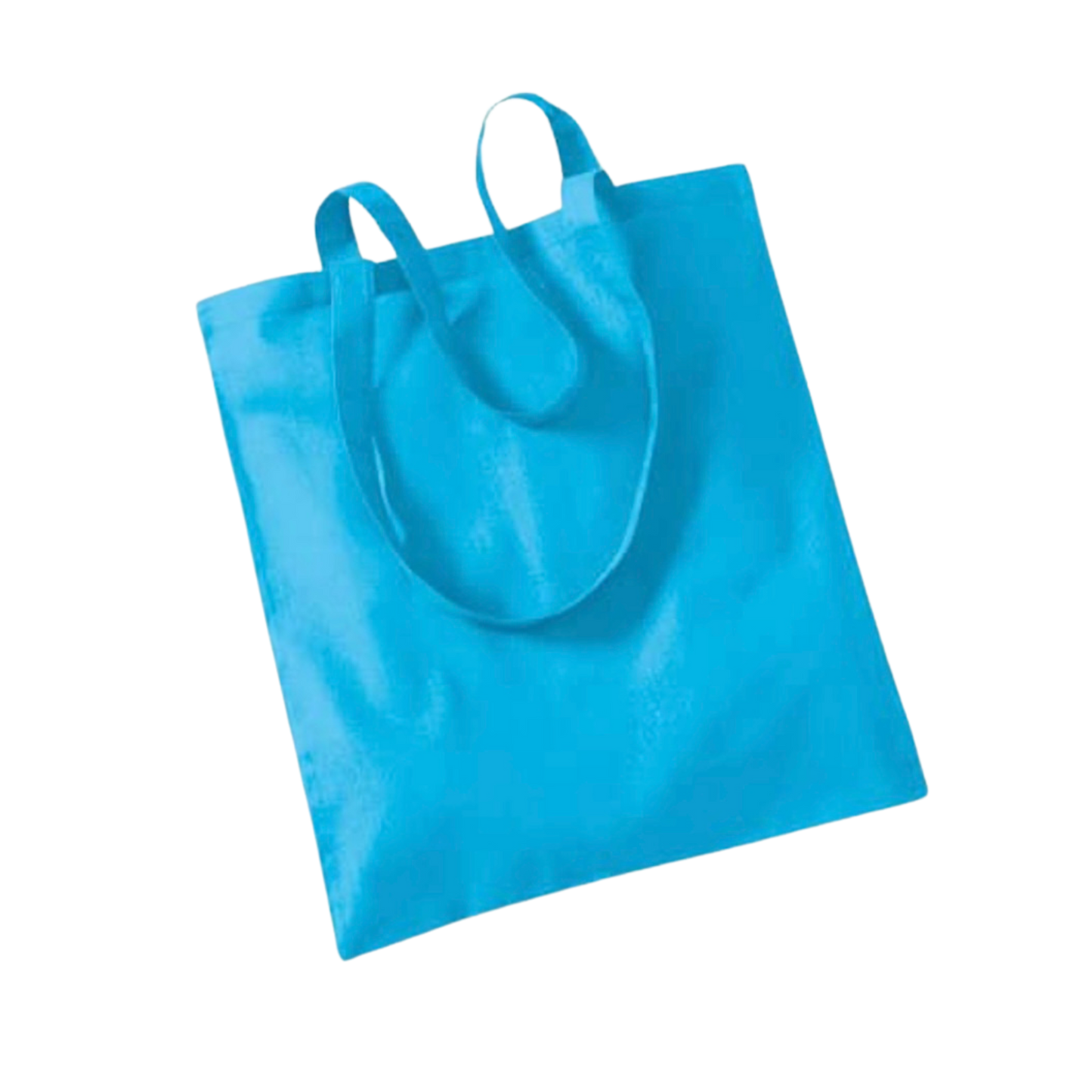 Name and finger alphabet on shopping bag