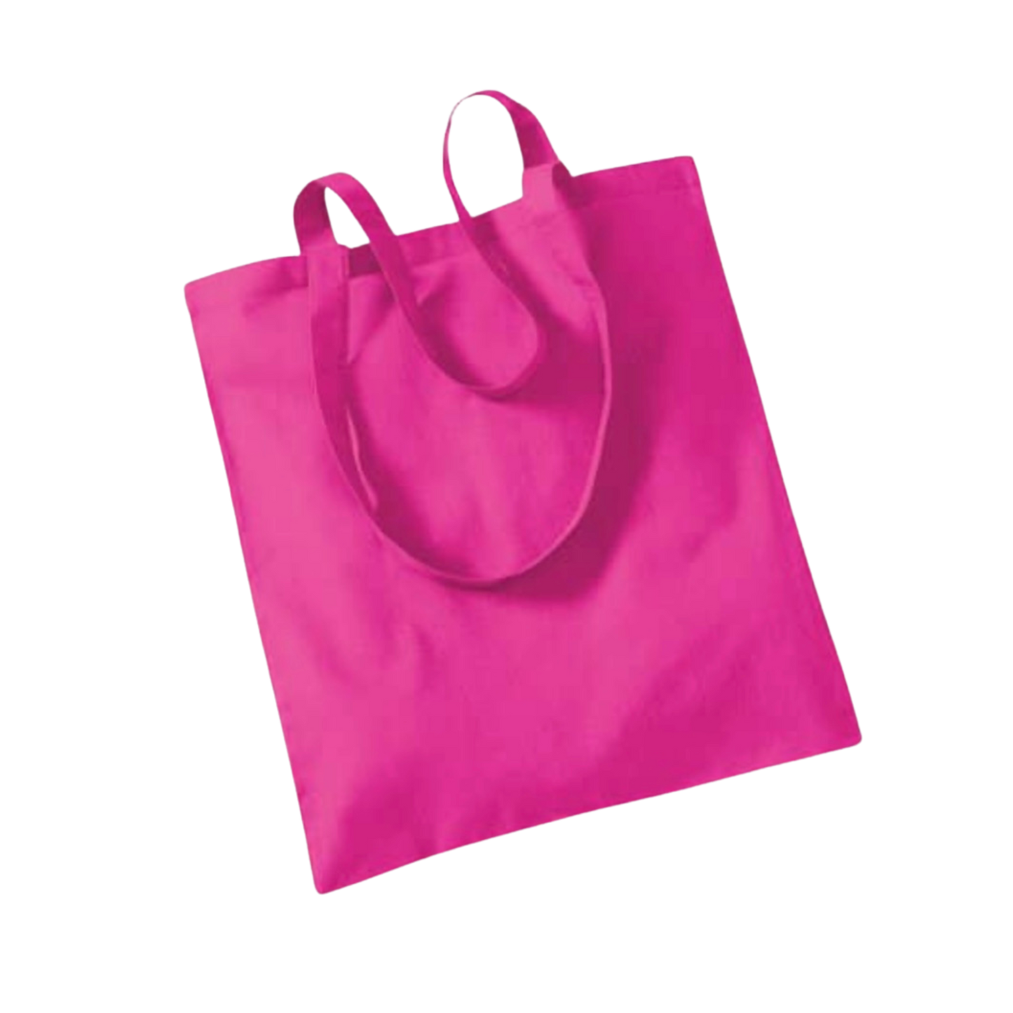 Name and finger alphabet on shopping bag