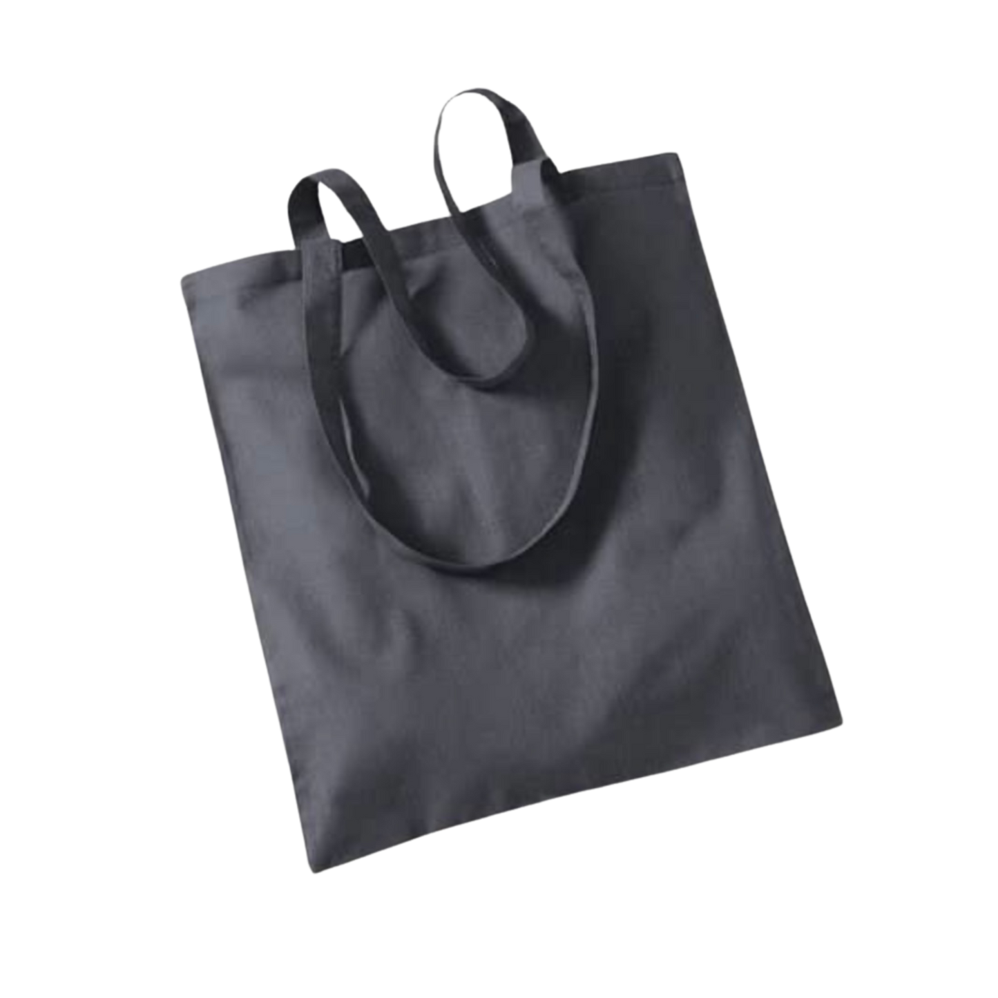 Name and finger alphabet on shopping bag