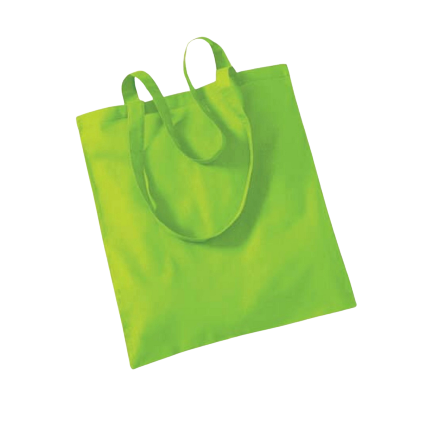 Name and finger alphabet on shopping bag
